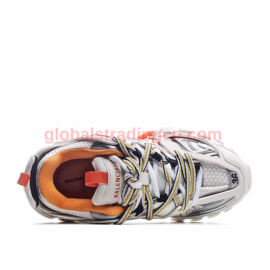 Balenciaga Sneaker Tess S.Gomma Maille White Orange